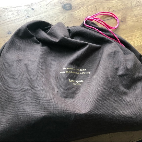 Kate Spade Bow Valley Rosa Leather Large Satchel Handbag - Picture 16 of 16